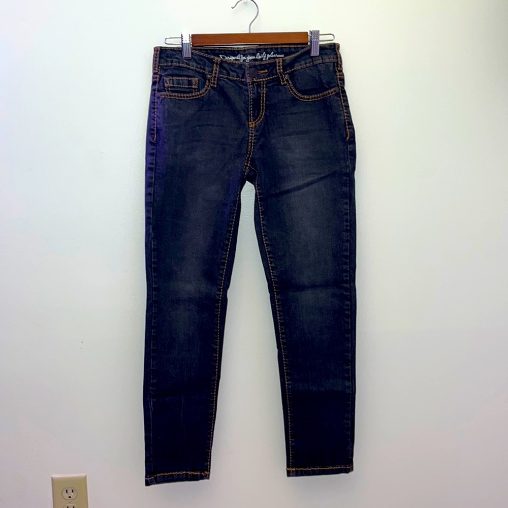 Ankle Grazer Finn Dark Gray Jeans